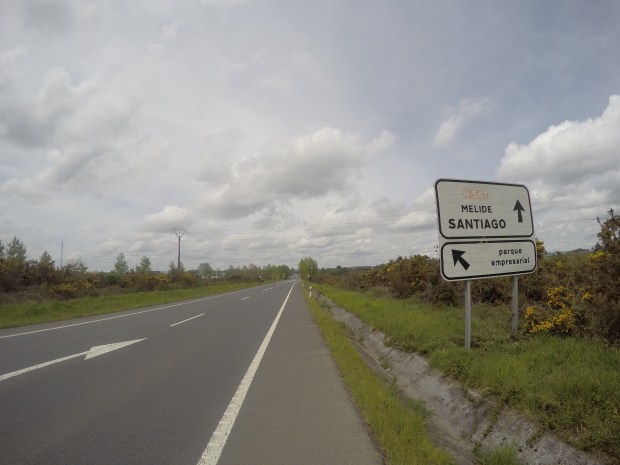 Santiago-bound (and look - no more mountains!)