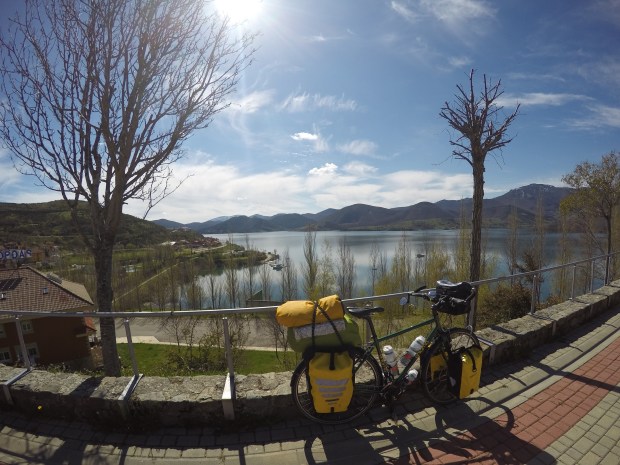 View from the square at Riano