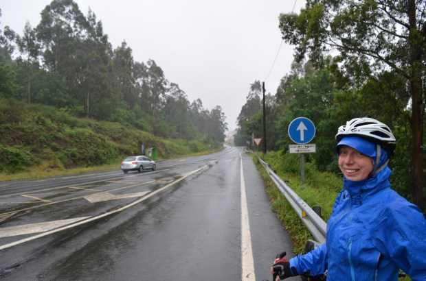 She wasn't smiling on the inside