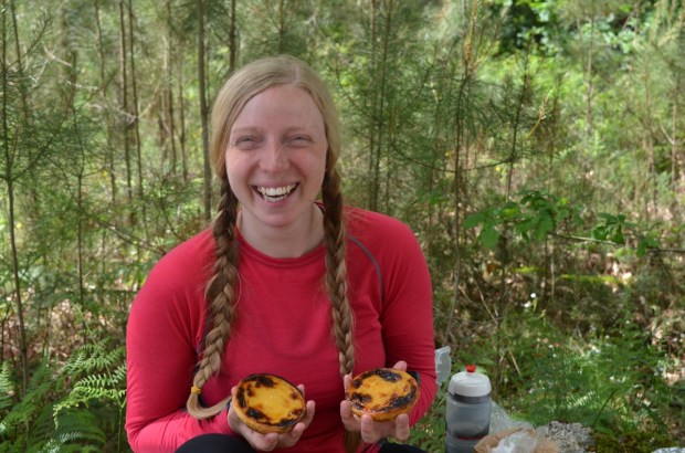 Anna with tasty pastries