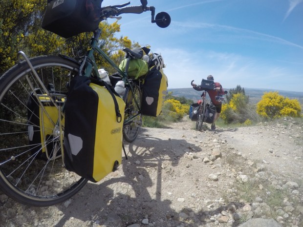 Anna getting arty with GoPro while I die