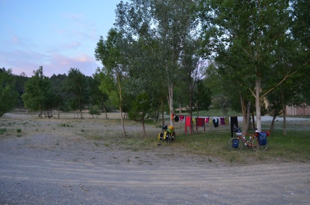 Our not-so-wild camping spot!