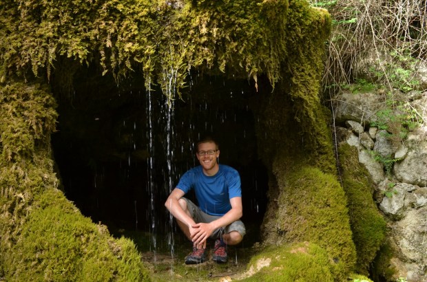 At the spring - where Alinya village water comes from