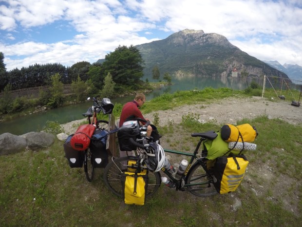 First lunch by the lake