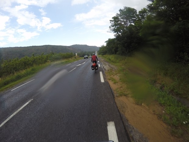 Running from the rain