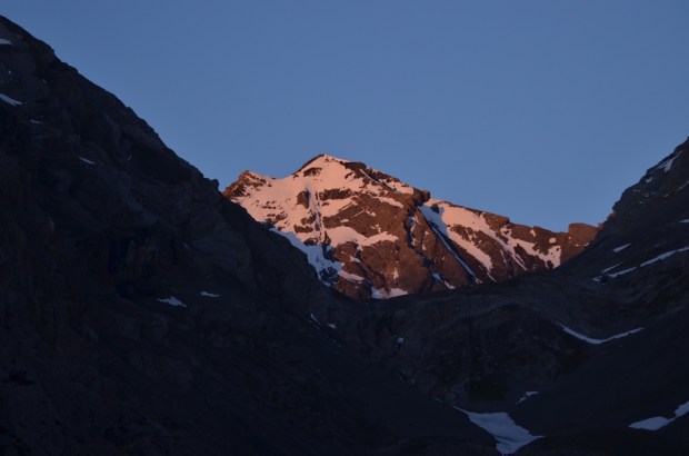 Sunrise on Piz Quattervals
