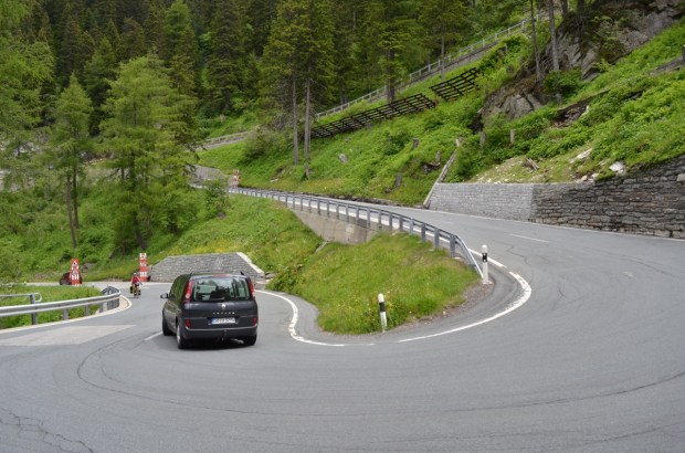 Chugging up the hill