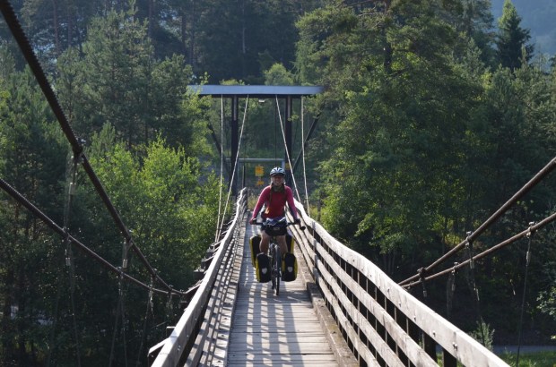A bridge over the Hinterrhein