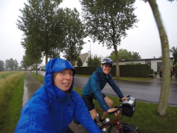 It was a bit soggy on the way into Blankenberge