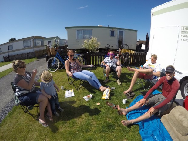 It brightened up for the Renner reunion