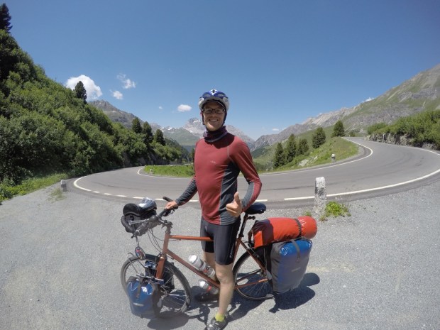 Switchbacks are more fun on the way down