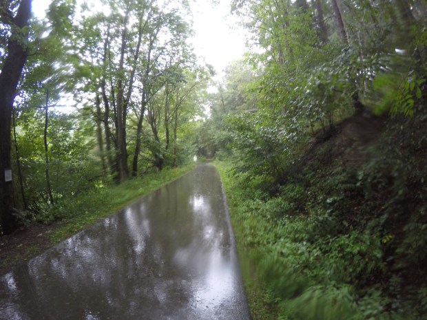 Back on a proper road, or is it a river?